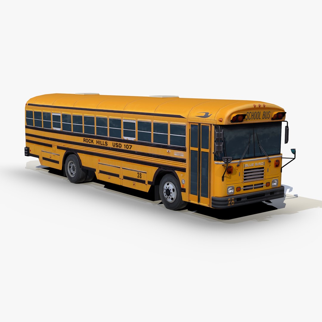 Bluebird school bus online toy