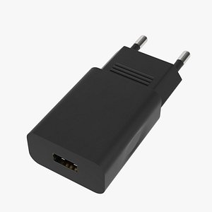 USB charger 3D model