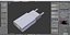 USB charger 3D model