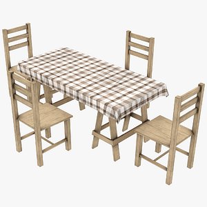 Wood Dining Set