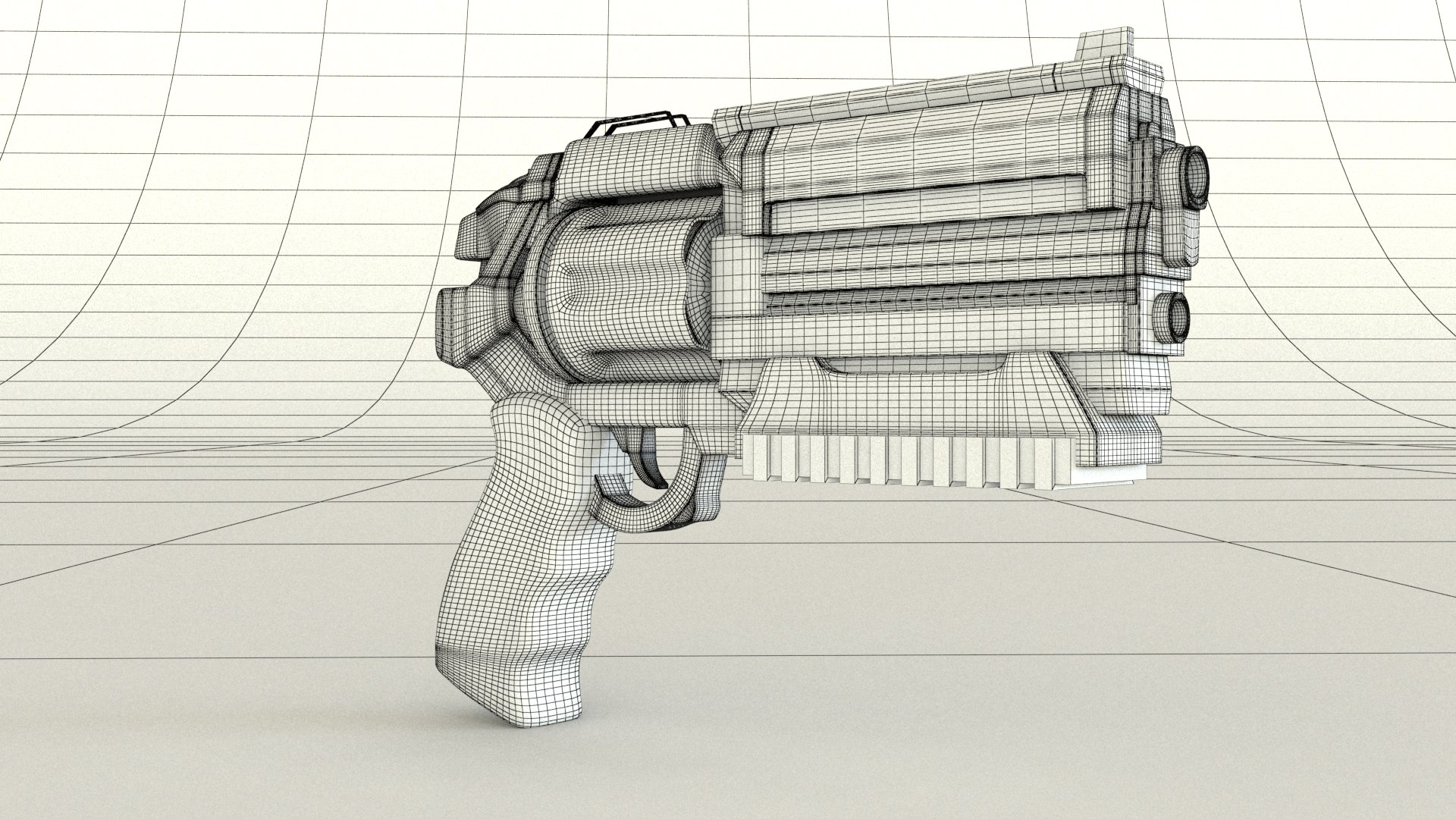 3D Model Laos Game Revolver - TurboSquid 2013653