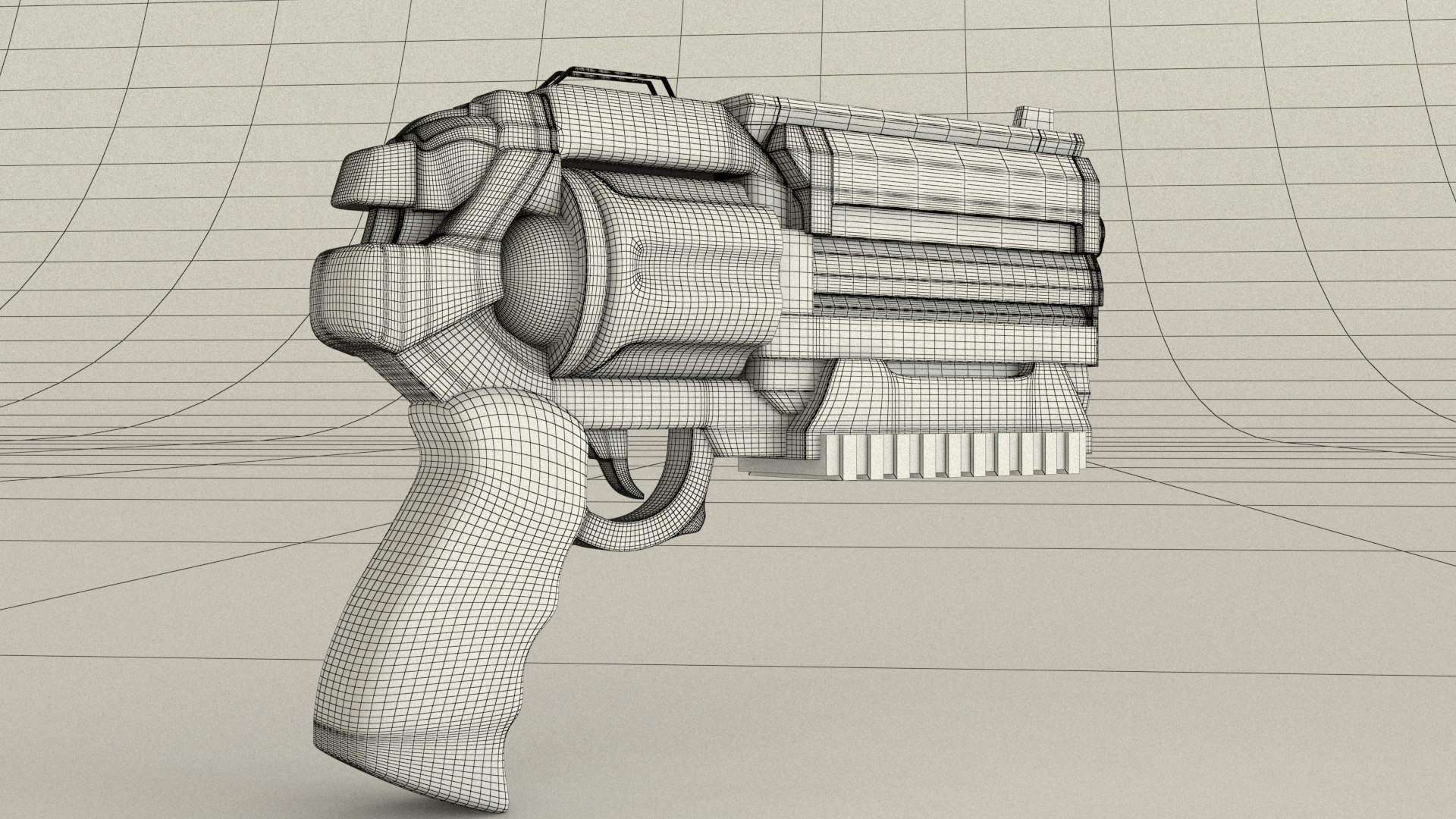 3D Model Laos Game Revolver - TurboSquid 2013653