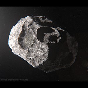 3d model asteroid 1