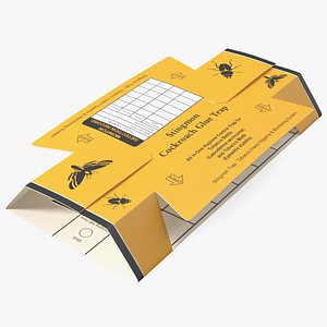 3D Cockroach Killer Indoor Home Glue Trap