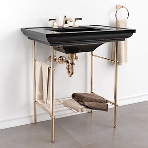 3D memoirs table bathroom sink model