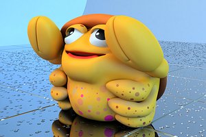 crab toy 3d model