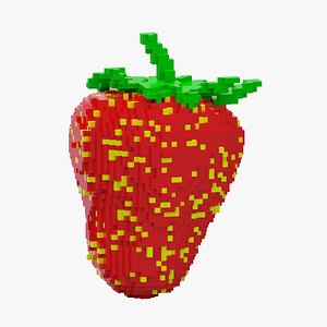 Voxel Strawberry