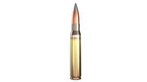 50 BMG Ammo PBR 3D model