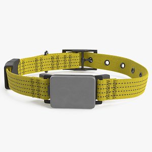 Smart Dog Activity Tracker Collar 3D