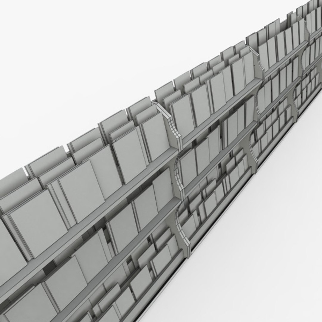 3dsmax Magazine Rack Retail