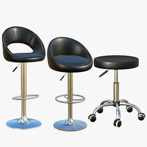 Bar Stool Chair V45 3D model