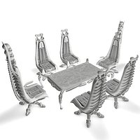 Harkonnen furniture collection white