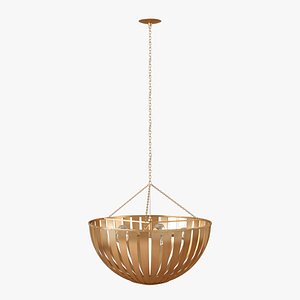 3D gold lamp bowl