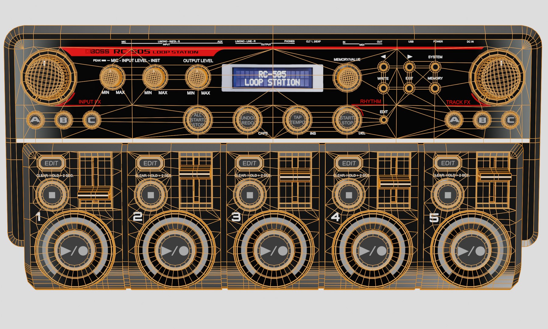 RC-505 LoopStation - Subdvision Ready 3D Model - TurboSquid 1813990