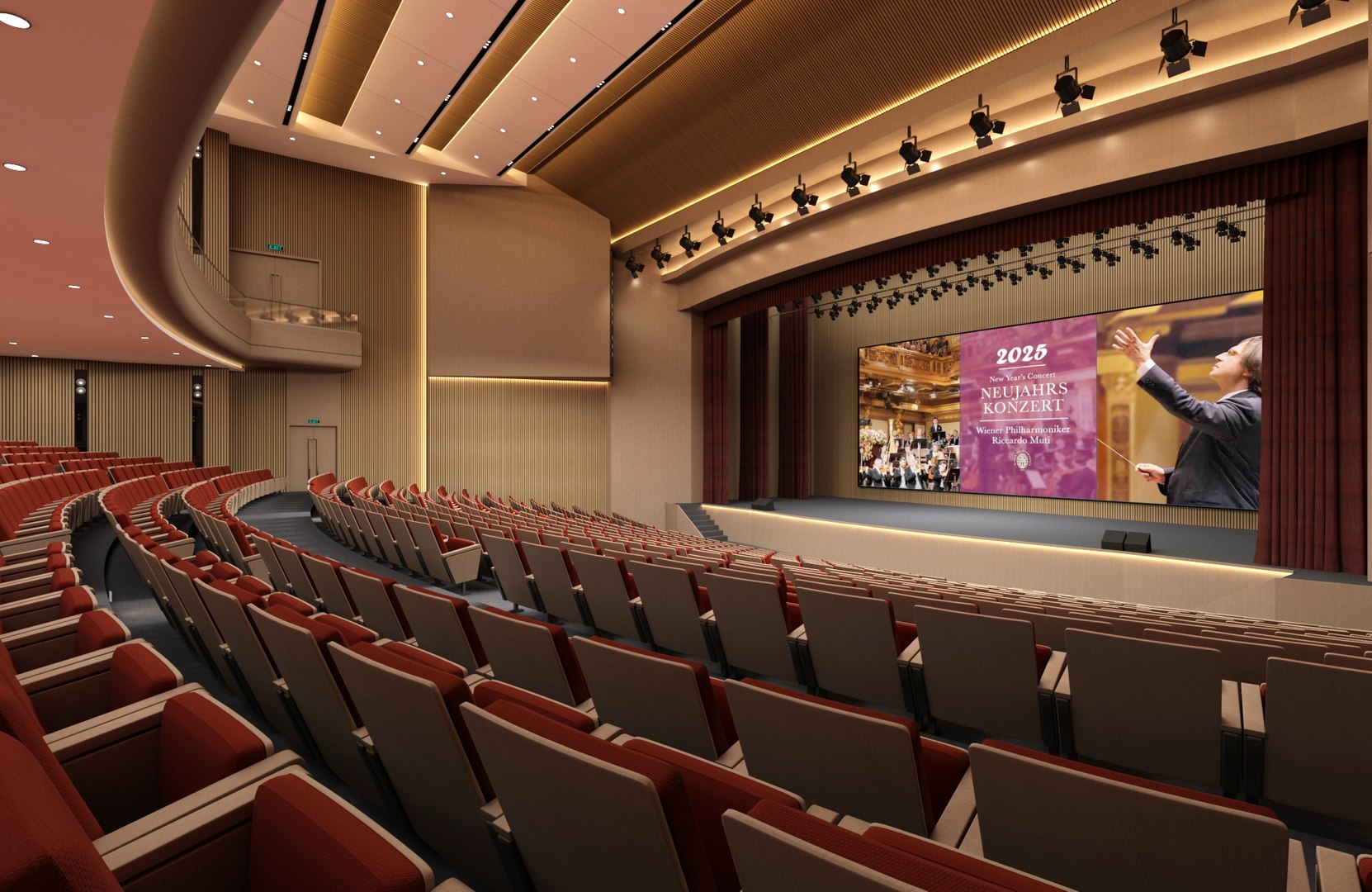 Theater Interior 01 3D - TurboSquid 2238712