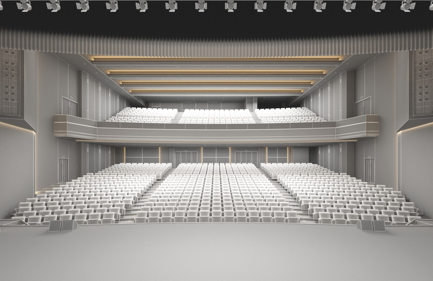 Theater Interior 01 3D - TurboSquid 2238712