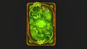 3D stylized nature card