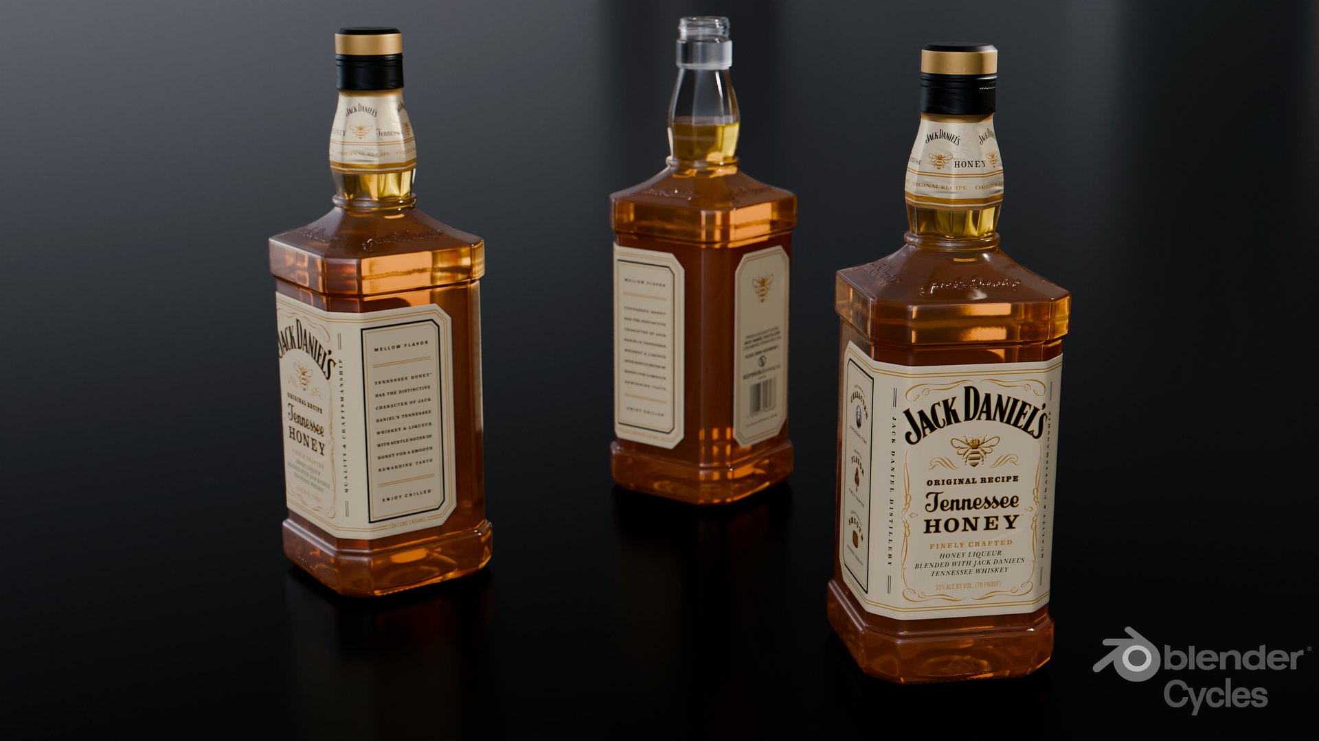 Jack Daniels Whiskey Bottle Tenesse Honey 3D model https://p.turbosquid.com/ts-thumb/Va/BdNZkH/4d/cyclesrender/png/1719522474/1920x1080/fit_q87/777f136414b2c218ab004f58061fd3077441c954/cyclesrender.jpg