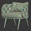3D model Victoria rattan chair FD50