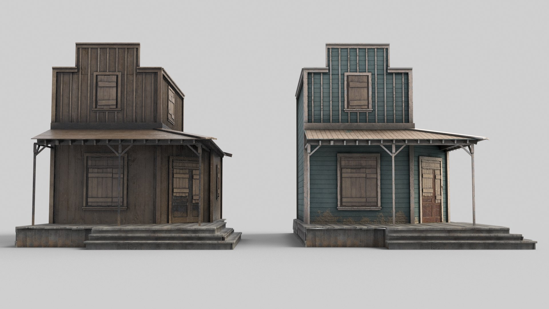 Wild West Town West Old hause A 3D model - TurboSquid 2136975