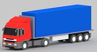 truck low poly