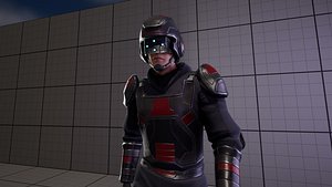 Fantasy Modern Soldier 3D model