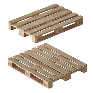 Wooden pallet pallet europallet europallet 3D model