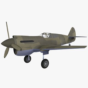 3D model Fighter Plane