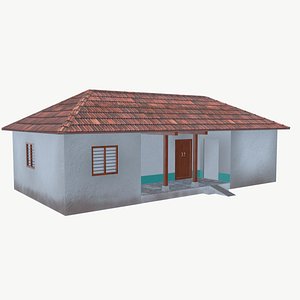 3D Village House model