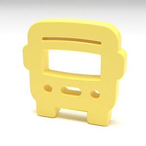 Front Bus Symbol 3D model