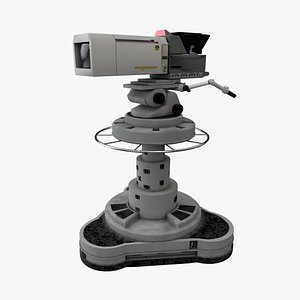 TV Camera 3D model