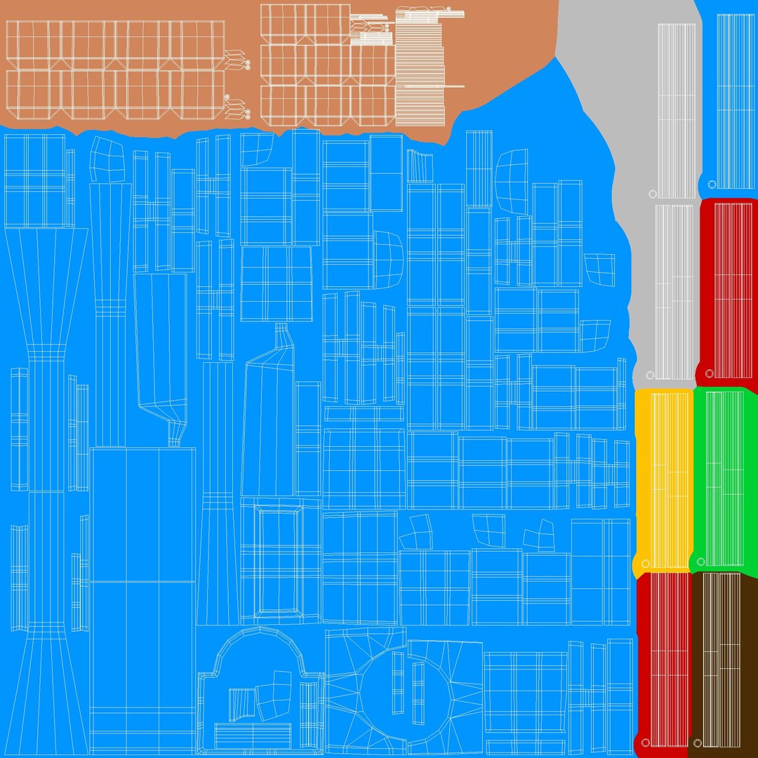 3D Detailed Ethernet Blue Cable - TurboSquid 2111704