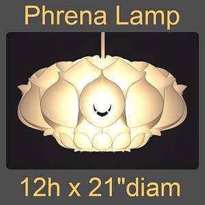 3d model phrena hanging lamp