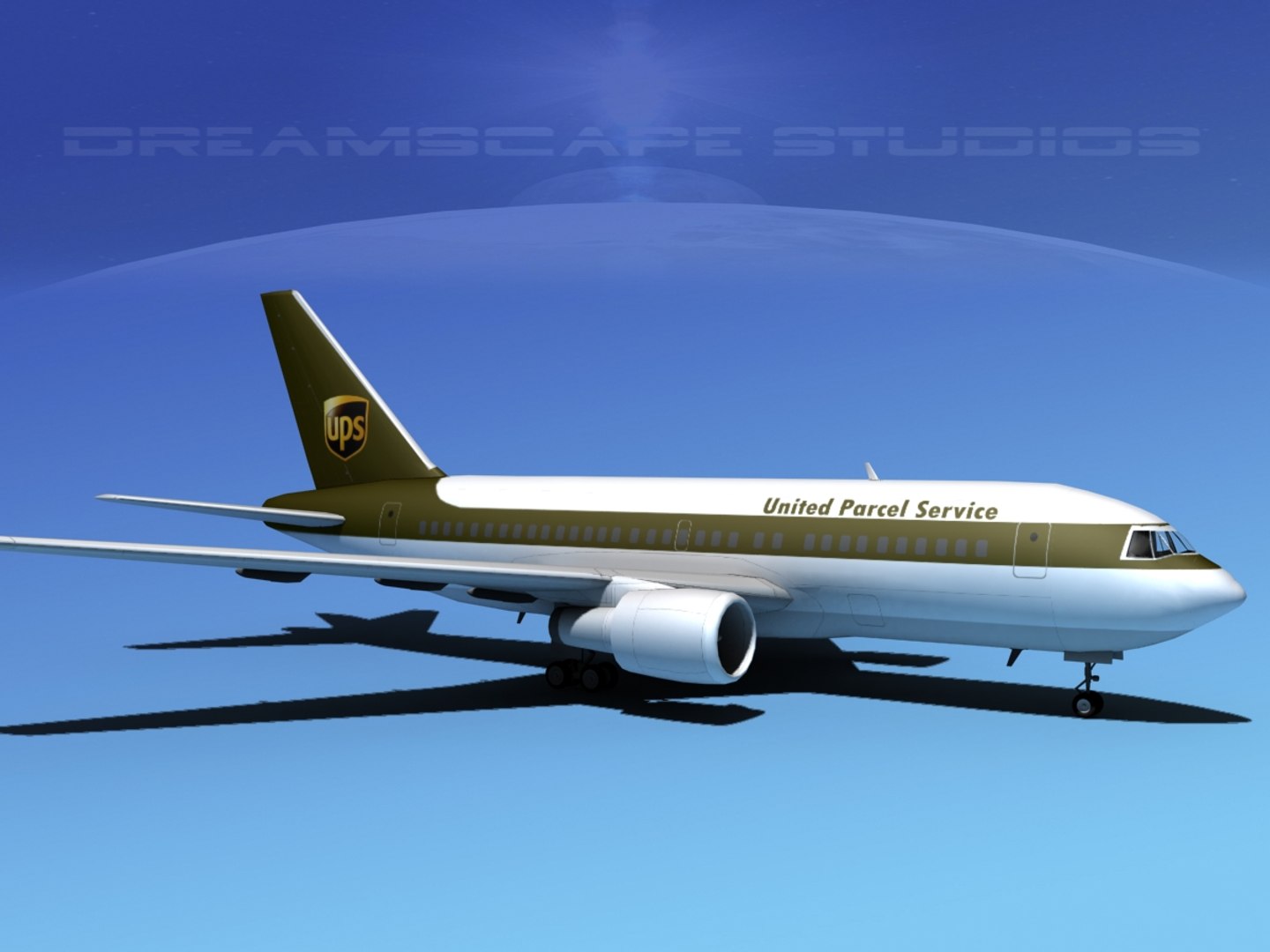 3d Model Of Boeing 767 767-100