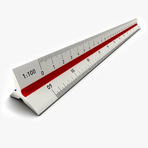 scale ruler obj