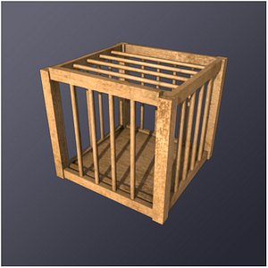 Medieval Poultry Cage (LD)