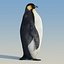 3d emperor penguin fur animation