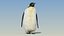 3d emperor penguin fur animation