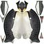 3d emperor penguin fur animation