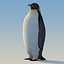 3d emperor penguin fur animation