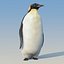 3d emperor penguin fur animation