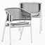 armchair-01 and chair-03 and e15 Table