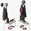 COAT RACK BENCH model
