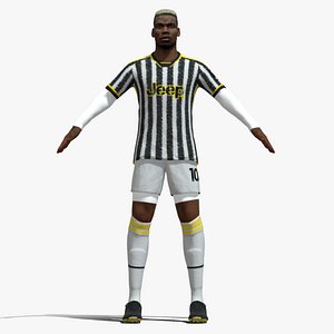 T-Pose Rigged Paul Pogba