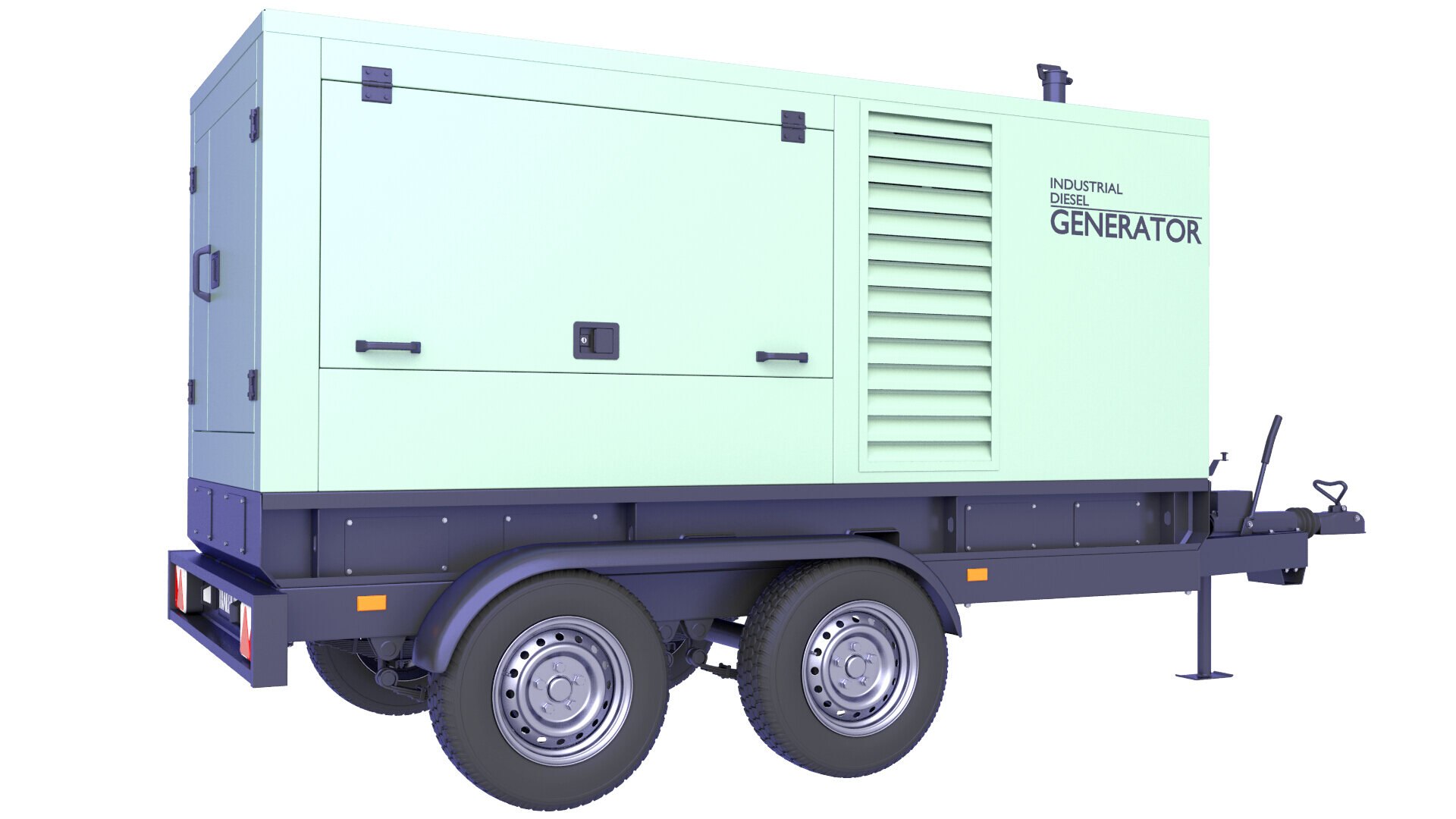 3D Diesel Generator Trailer 49 - TurboSquid 2257480