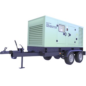 3D Diesel Generator Trailer 49