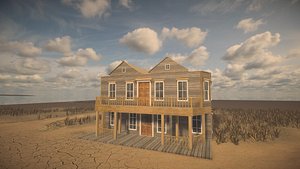 Western Game-Ready Pack 3D model