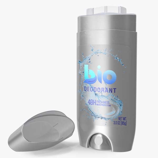 3D antiperspirant deodorant stick odor model