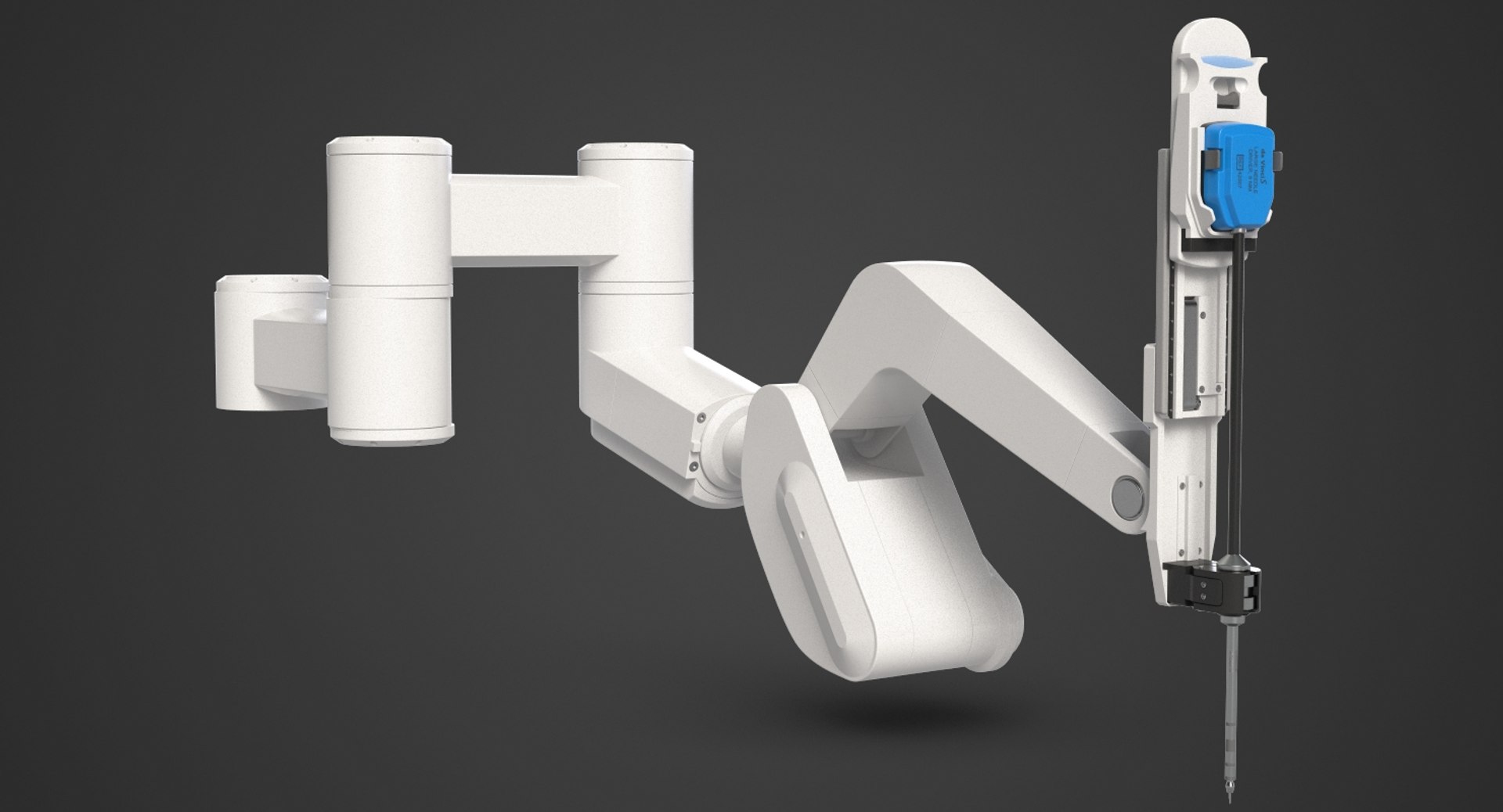 3d 3ds laboratory robot arm 3