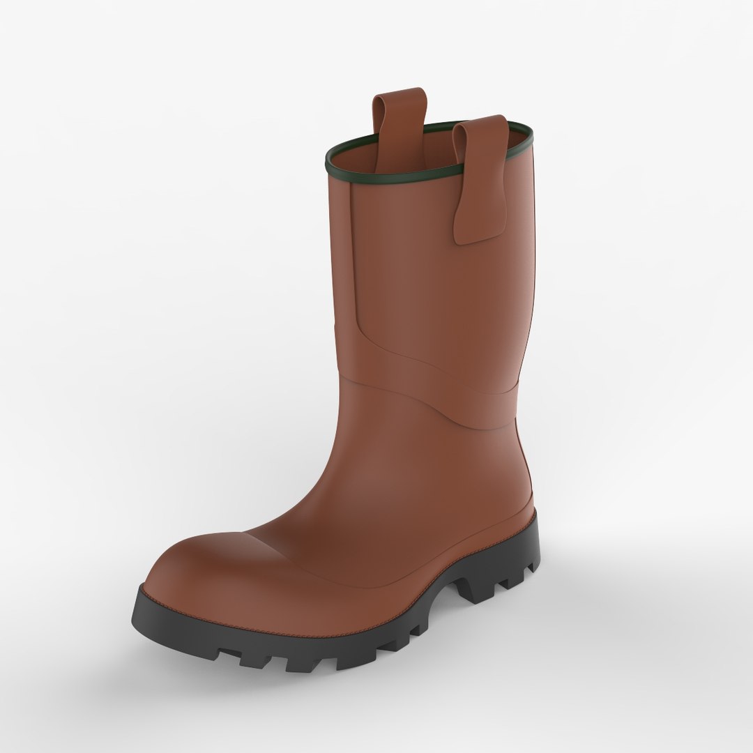 3D Model Rubber Boot - TurboSquid 1178199